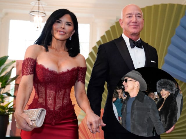 Jeff Bezos and fiancée Lauren Sánchez spotted shopping in Aspen after denying 0M wedding rumor | The Express Tribune