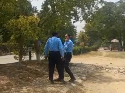 drill instructor slaps trainee at islamabad police hq