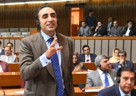 pakistan peoples party chairperson bilawal bhutto zardari speaking during the national assembly session on november 12 2025 photo x