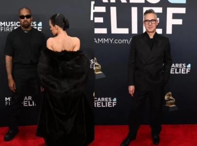 grammys producer raj kapoor reacts to kanye west and bianca censori s wild fashion stunt grammys producer raj kapoor reacts to kanye west and bianca censori s wild fashion stunt