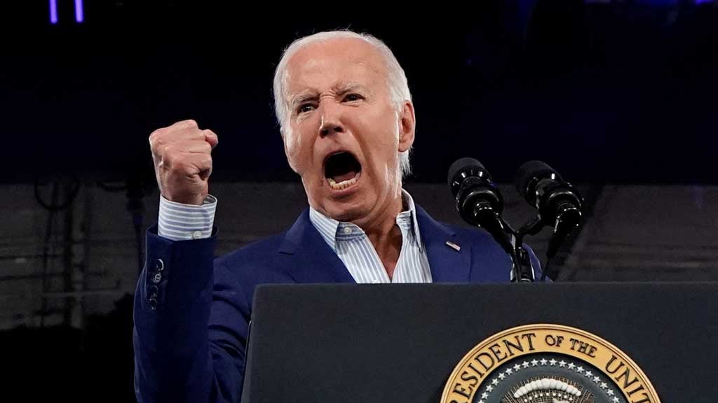 us president joe biden speaking at a rally in north carolina a day after the first presidential debate against republican candidate donald trump on june 28 2024 photo reuters
