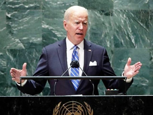 us president joe biden addressing the 193 member un general assembly in its high level debate on wednesday screengrab us president joe biden addressing the 193 member un general assembly in its high level debate on wednesday screengrab