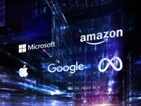 an illustration depicting big tech companies photo file