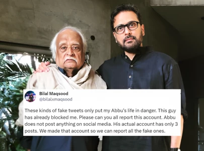 bilal maqsood asks fans to report fake accounts of anwar maqsood citing threat to life