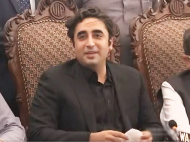 bilawal bhutto zardari addresses a news conference in charsadda on sunday screengrab