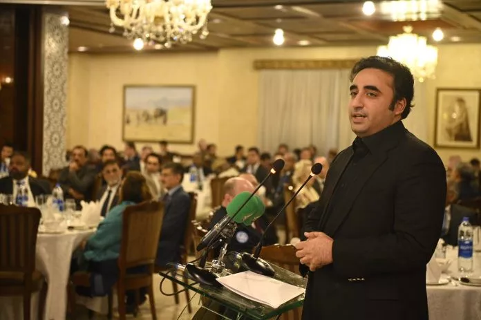 foreign minister bilawal bhutto zardari addressing the diplomat corps during the iftar dinner in islamabad on march 30 2023 photo app foreign minister bilawal bhutto zardari addressing the diplomat corps during the iftar dinner in islamabad on march 30 2023 photo app