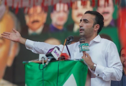 pakistan peoples party chairman bilawal bhutto zardari addresses a public rally in dadyal mirpur district on friday photo x ppp pakistan peoples party chairman bilawal bhutto zardari addresses a public rally in dadyal mirpur district on friday photo x ppp