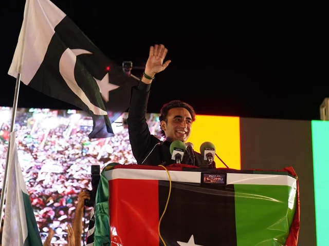 ppp chairman bilawal bhutto zardari addresses a rally in sindh s mirpur khas district on may 1 2025 photo courtesy ppp facebook ppp chairman bilawal bhutto zardari addresses a rally in sindh s mirpur khas district on may 1 2025 photo courtesy ppp facebook