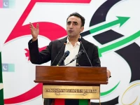 pakistan peoples party chairperson bilawal bhutto zardari delivers a video address on the party s 58th foundation day sunday nov 30 2025 photo express