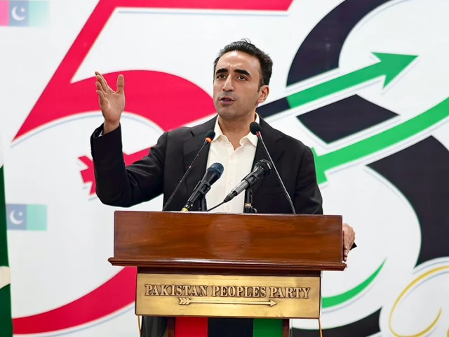 pakistan peoples party chairperson bilawal bhutto zardari delivers a video address on the party s 58th foundation day sunday nov 30 2025 photo express