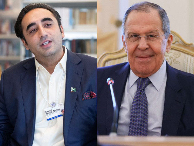 pakistani fm bilawal l and his russian counterpart lavrov r to hold official talks on the entire spectrum of bilateral relations photo express file