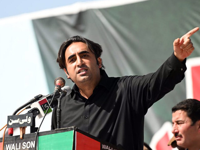 bilawal bhutto zardari addressing a public gathering in parachinar on march 26 photo ppp media cell