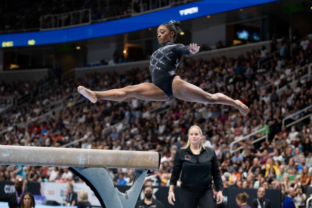 biles in complete control at worlds biles in complete control at worlds