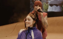 hailey bieber called girl s girl for giving billie eilish her one less lonely girl moment