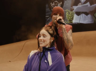 hailey bieber called girl s girl for giving billie eilish her one less lonely girl moment