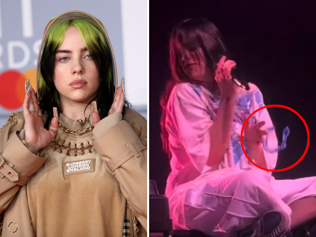 billie eilish hit in the face by object thrown from the crowd during arizona concert billie eilish hit in the face by object thrown from the crowd during arizona concert