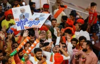 supporters of india s prime minister narendra modi react on the day of a bharatiya janata party bjp election campaign rally in ayodhya india may 5 2024 reuters