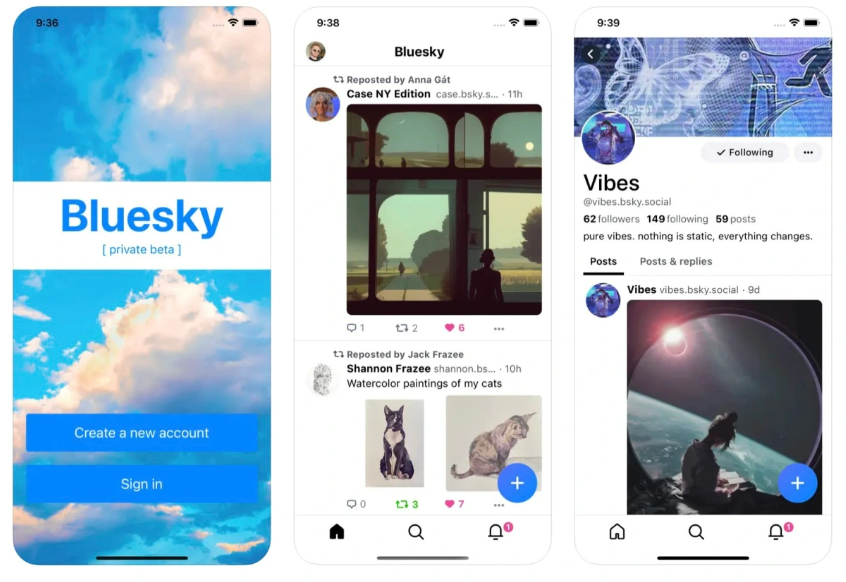 Twitter alternative Bluesky available on app stores