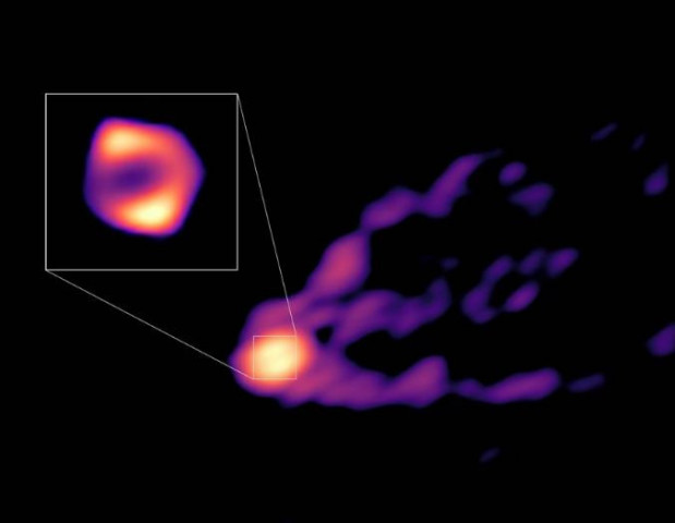 new image reveals violent events near a supermassive black hole new image reveals violent events near a supermassive black hole