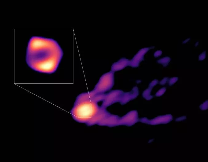 new image reveals violent events near a supermassive black hole new image reveals violent events near a supermassive black hole