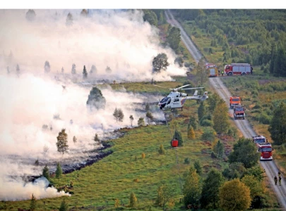 blazes rip through europe