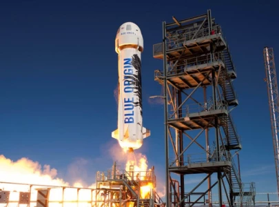 blue origin s new glenn rocket successfully launches reaches orbit despite booster setback blue origin s new glenn rocket successfully launches reaches orbit despite booster setback