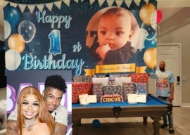 blueface s father throws birthday party for chrisean jr as parents remain behind bars