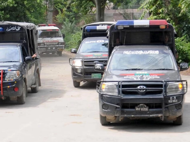 police vehicles are parked outside district headquarters hospital in muzaffargarh punjab on july 29 2015 photo reuters police vehicles are parked outside district headquarters hospital in muzaffargarh punjab on july 29 2015 photo reuters