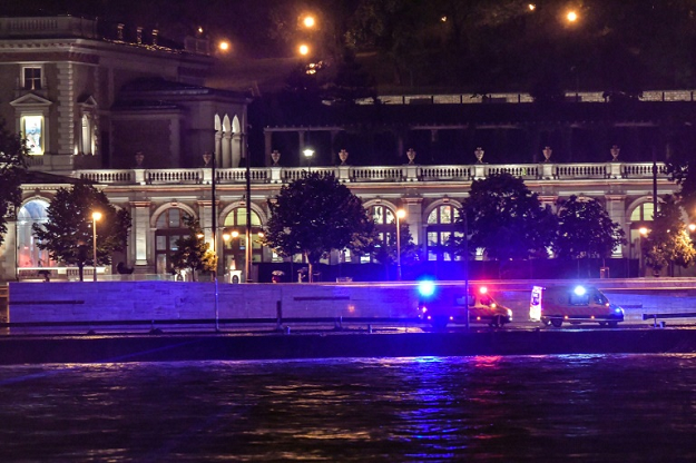 The accident happened near the parliament building in the heart of the Hungarian capital reportedly after a collision with another boat. PHOTO: AFP