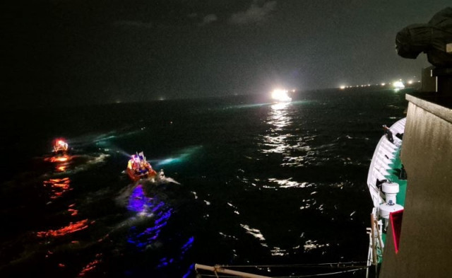 at least two dead 12 still missing as fishing boat capsizes off south korean coast at least two dead 12 still missing as fishing boat capsizes off south korean coast