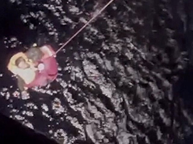 the greek navy conducts a rescue operation after a migrant boat capsized off the island of gavdos greece december 14 2024 photo reuters the greek navy conducts a rescue operation after a migrant boat capsized off the island of gavdos greece december 14 2024 photo reuters