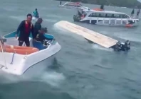 the boat was travelling from hon may rut island to an thoi port when it overturned about 400 m 440 yards into the sea according to authorities cited by vnexpress photo azerbaijan news