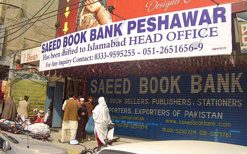 closure final page turns on saeed book bank peshawar