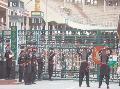 tensions fail to dampen zeal at border ceremonies tensions fail to dampen zeal at border ceremonies