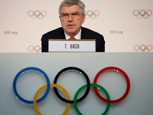 ioc president thomas bach during the press conference in costa navarino pylos greece on march 17 reuters ioc president thomas bach during the press conference in costa navarino pylos greece on march 17 reuters
