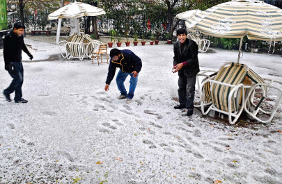 spring s first white winter day