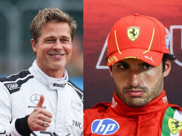 brad pitt sends handwritten apology letter to carlos sainz for ferrari team photo incident brad pitt sends handwritten apology letter to carlos sainz for ferrari team photo incident