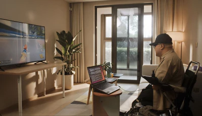 a patient involved in a bci clinical trial plays a racing game at his home in shanghai photo china daily