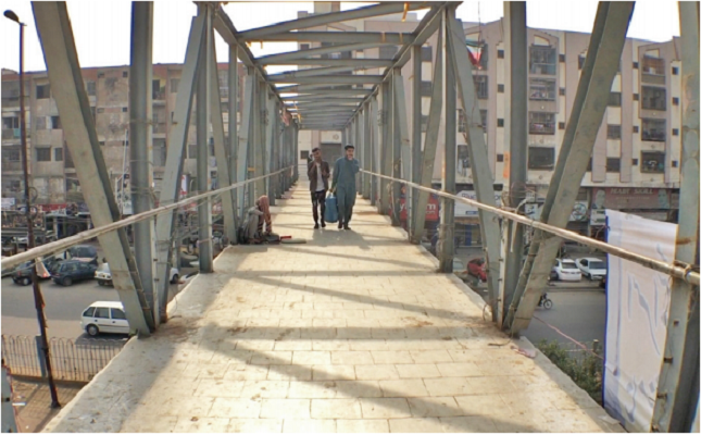 crumbling bridge poses threat to users