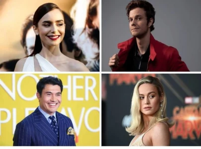 brie larson lily collins jack quaid and henry golding unite for unexpected new comedy