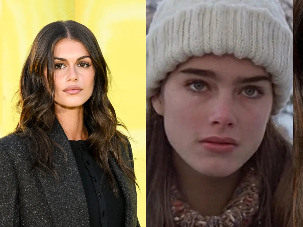 kaia gerber reveals brooke shields inspired her glamorous look in the shards