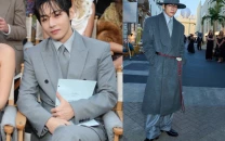 bts s v attends vogue world 2025 in los angeles wearing korean heritage suit by jaybaek couture bts s v attends vogue world 2025 in los angeles wearing korean heritage suit by jaybaek couture