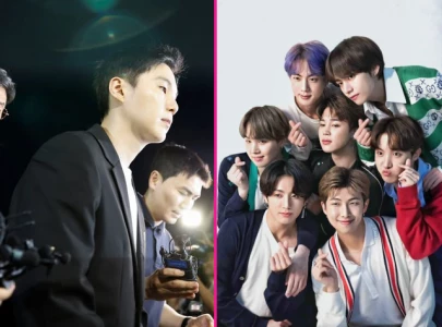 btsisseven bts army brings the heat as suga appears before police