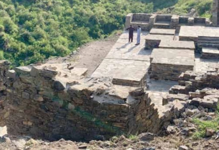 the silent stupas of thareli