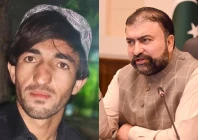 a combination of photos showing civil hospital quetta employee abdul razzaq tarakai and balochistan chief minister mir sarfraz bugti photos x a combination of photos showing civil hospital quetta employee abdul razzaq tarakai and balochistan chief minister mir sarfraz bugti photos x