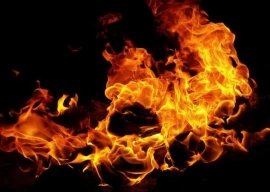 young couple burnt in gas explosion