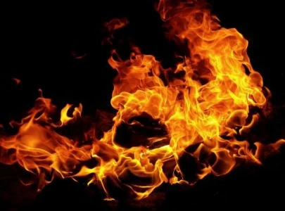 three siblings stabbed set on fire by aunt