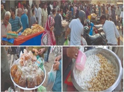 karachi s burns road a hubbub of activity before iftar