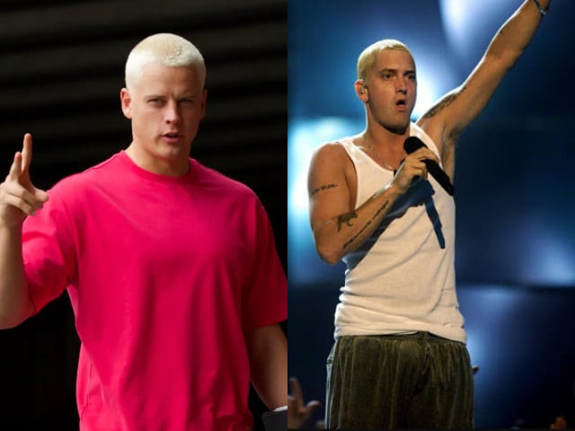 joe burrow s new platinum blonde buzz cut goes viral draws eminem comparisons joe burrow s new platinum blonde buzz cut goes viral draws eminem comparisons