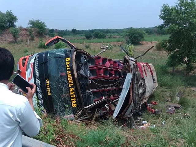 the ill fated bus was travelling from rawalpindi to multan photo express the ill fated bus was travelling from rawalpindi to multan photo express